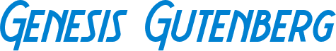 Genesis Gutenberg